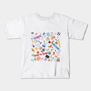 School supplies Kids T-Shirt